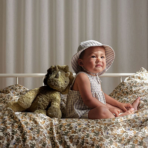 Плюшевая игрушка Konges Slojd "Teddy Triceratops", зеленый, 31 см